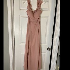 Bhld Anthropologie bridesmaid dress